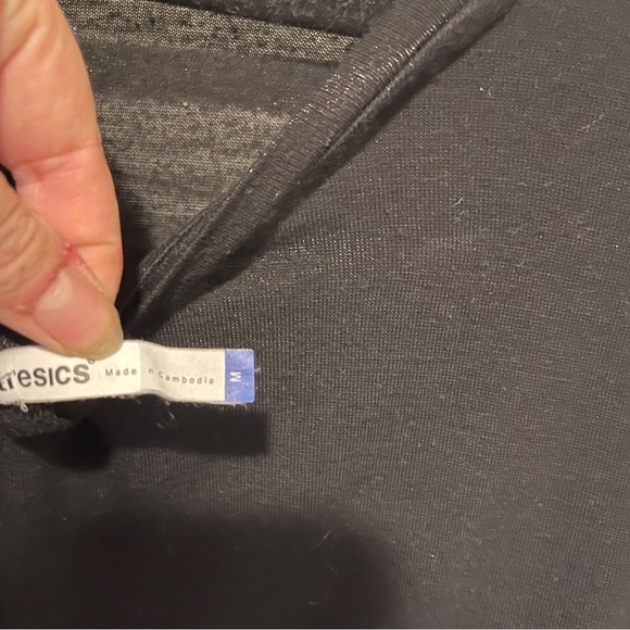 Black boho asymmetrical top​​​​ - Picture 4 of 4